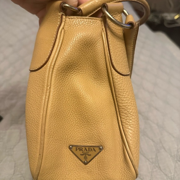 COPY - Prada- bag high-quality beige leather, elegance&formal.Used fabric on in… - Picture 2 of 4